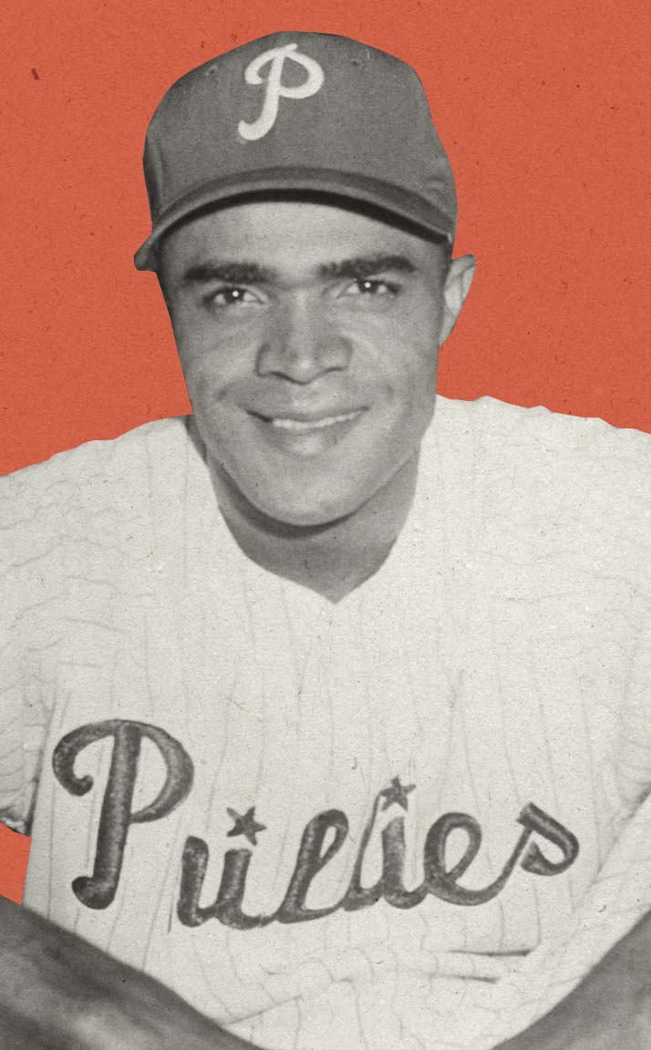 Chuck Harmon in Philadelphia Phillies uniform