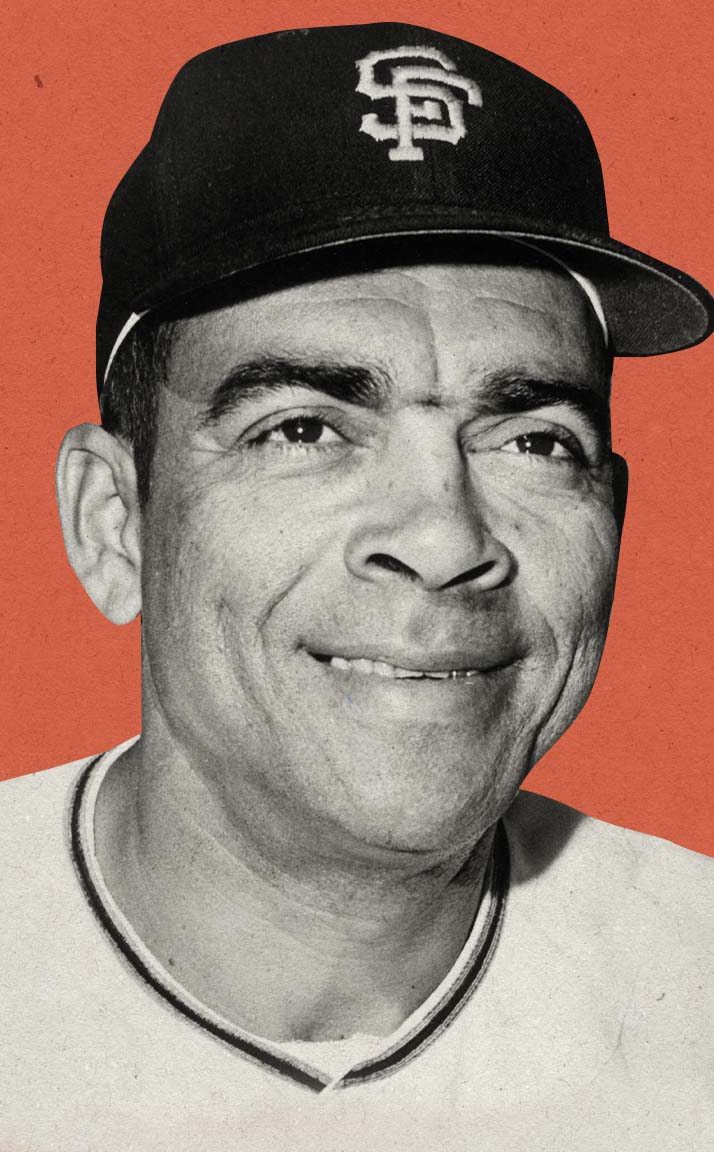 Ozzie Virgil portrait in San Fransisco Giants uniform